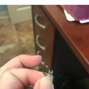 Kay Jewelers Jewelry - Black diamond, white gold, stud earrings. Kay Jewelers Jewelry - Black diamond, white gold, stud earrings.